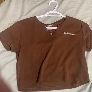 Budweiser crop top